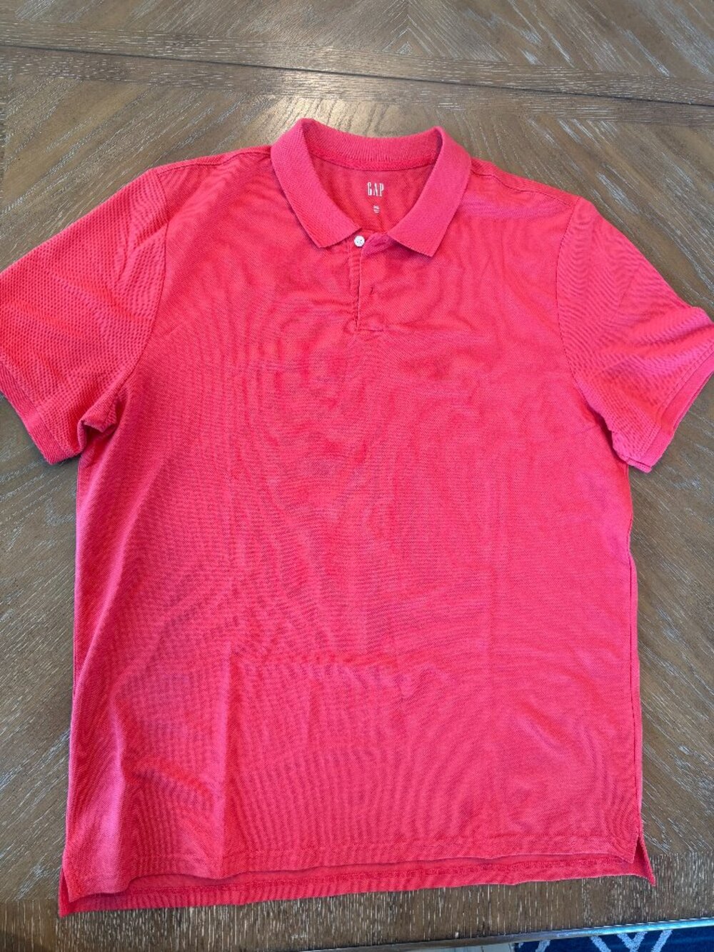 Gap Men's Red Polo Shirt Size XXL